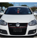 volkswagen gti 2006 white hatchback 2d gasoline 4 cylinders front wheel drive standard 77099