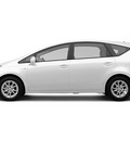 toyota prius v 2012 white wagon 4 cylinders automatic 76210