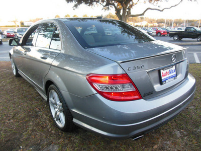 mercedes benz c class 2008 gray sedan c350 sport gasoline 6 cylinders rear wheel drive automatic 34474