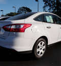 ford focus 2013 white sedan s flex fuel 4 cylinders front wheel drive automatic 32401