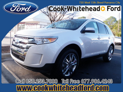 ford edge 2013 white limited gasoline 6 cylinders front wheel drive automatic 32401