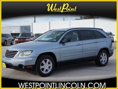 chrysler pacifica 2005 dk  blue suv touring gasoline 6 cylinders front wheel drive automatic 77043