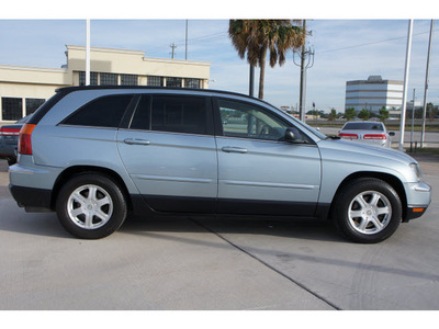 chrysler pacifica 2005 dk  blue suv touring gasoline 6 cylinders front wheel drive automatic 77043