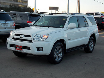 toyota 4runner 2008 white suv limited gasoline 6 cylinders 2 wheel drive automatic 77074
