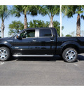 ford f 150 2012 black lariat gasoline 6 cylinders 2 wheel drive automatic 78550