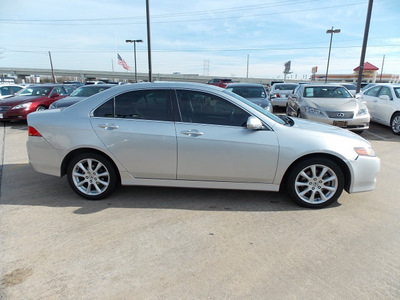 acura tsx 2006 silver sedan w navi gasoline 4 cylinders front wheel drive shiftable automatic 77074