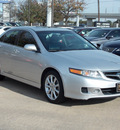 acura tsx 2006 silver sedan w navi gasoline 4 cylinders front wheel drive shiftable automatic 77074