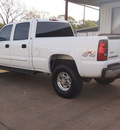 chevrolet silverado 2500hd 2004 white lt diesel 8 cylinders 4 wheel drive automatic with overdrive 77340