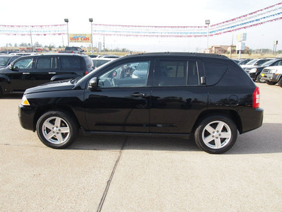 jeep compass 2007 black suv sport gasoline 4 cylinders 4 wheel drive automatic with overdrive 77340