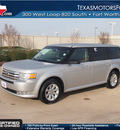 ford flex 2012 silver se gasoline 6 cylinders front wheel drive automatic 76108