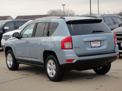 jeep compass 2013 lt  blue suv gasoline 4 cylinders 2 wheel drive automatic 62034