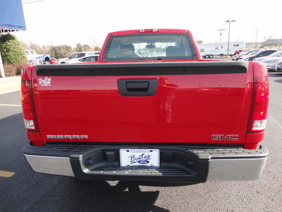 gmc sierra 1500 2008 red pickup truck work truck 6 cylinders automatic 37087