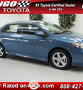 toyota corolla 2013 lt  blue sedan s gasoline 4 cylinders front wheel drive automatic 91731