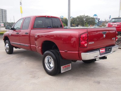 dodge ram 3500 2007 dk  red slt diesel 6 cylinders 4 wheel drive automatic 77388