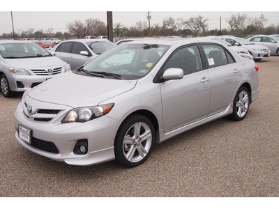 toyota corolla 2013 silver sedan s gasoline 4 cylinders front wheel drive automatic 77074