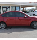 ford focus 2011 dk  red sedan ses gasoline 4 cylinders front wheel drive automatic 78233