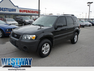 ford escape 2006 black suv xls gasoline 4 cylinders front wheel drive automatic 75062