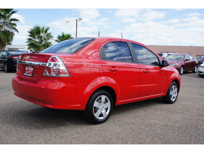chevrolet aveo 2011 red sedan lt gasoline 4 cylinders front wheel drive automatic 78550