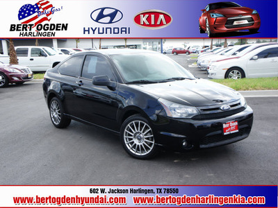 ford focus 2009 black coupe ses gasoline 4 cylinders front wheel drive automatic 78550