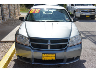 dodge avenger 2008 grey sedan se 4 cylinders automatic 78744