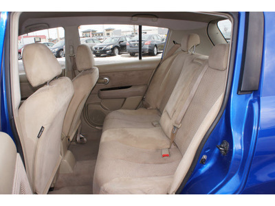 nissan versa 2010 blue hatchback 1 8 s gasoline 4 cylinders front wheel drive automatic 79119