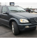 mercedes benz m class 2002 blue wagon ml320 gasoline 6 cylinders all whee drive automatic 78753