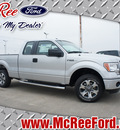 ford f 150 2013 silver stx flex fuel 8 cylinders 2 wheel drive automatic 77539