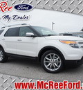 ford explorer 2013 white suv limited flex fuel 6 cylinders 2 wheel drive automatic 77539