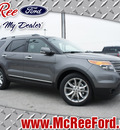 ford explorer 2013 gray suv limited flex fuel 6 cylinders 2 wheel drive automatic 77539