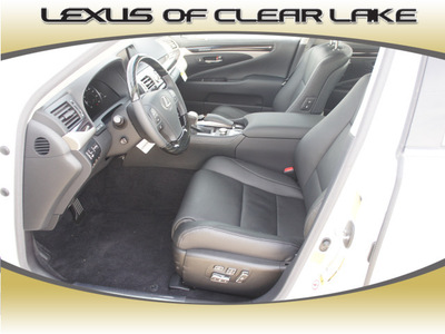 lexus ls 460 2013 white sedan l gasoline 8 cylinders rear wheel drive automatic 77546