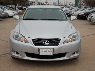 lexus is 250 2010 gray sedan gasoline 6 cylinders rear wheel drive shiftable automatic 77074