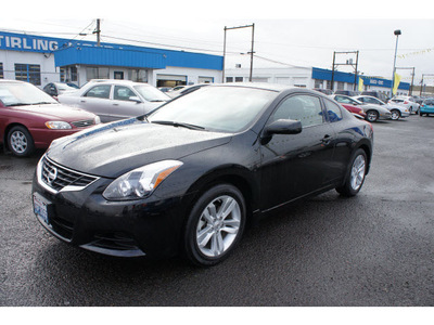 nissan altima 2011 black coupe 2 5 s gasoline 4 cylinders front wheel drive cont  variable trans  98632