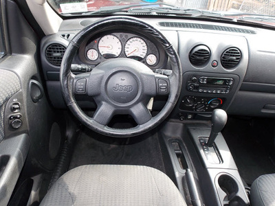 jeep liberty 2002 red suv sport flex fuel v6 rear wheel drive automatic 77074