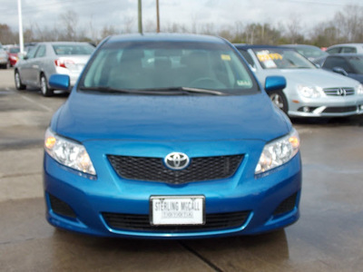 toyota corolla 2010 blue sedan le gasoline 4 cylinders front wheel drive automatic 77074