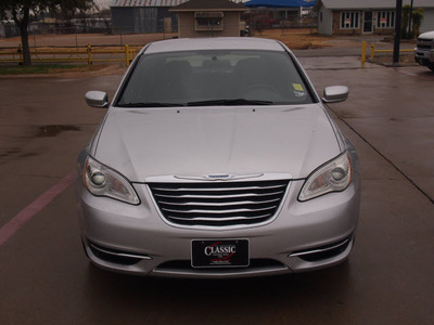 chrysler 200 2011 silver sedan touring gasoline 4 cylinders front wheel drive automatic 76049