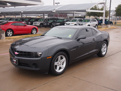 chevrolet camaro 2012 dk  gray coupe ls gasoline 6 cylinders rear wheel drive automatic 76049