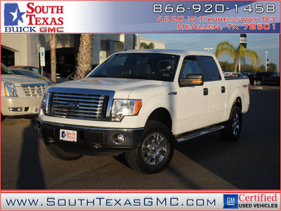 ford f 150 2011 white xlt flex fuel 8 cylinders 4 wheel drive automatic 78502