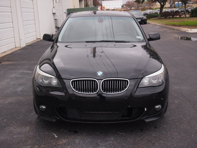 bmw 5 series 2008 black sedan 550i gasoline 8 cylinders rear wheel drive automatic with overdrive 77802