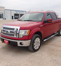 ford f 150 2010 dk  red lariat flex fuel 8 cylinders 4 wheel drive automatic 76234