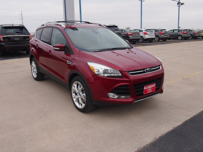 ford escape 2013 red suv titanium gasoline 4 cylinders front wheel drive automatic 76234