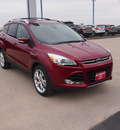 ford escape 2013 red suv titanium gasoline 4 cylinders front wheel drive automatic 76234