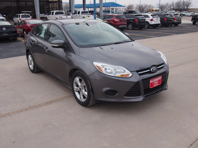ford focus 2013 gray sedan se flex fuel 4 cylinders front wheel drive automatic 76234