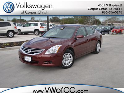 nissan altima 2012 dk  red sedan s gasoline 4 cylinders front wheel drive automatic 78411
