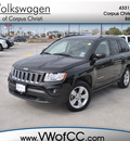 jeep compass 2012 black suv gasoline 4 cylinders 2 wheel drive automatic 78411