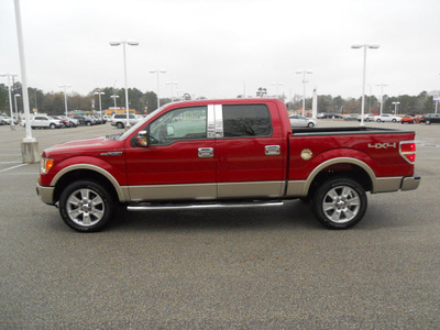 ford f 150 2010 dk  red lariat flex fuel 8 cylinders 4 wheel drive automatic 75604