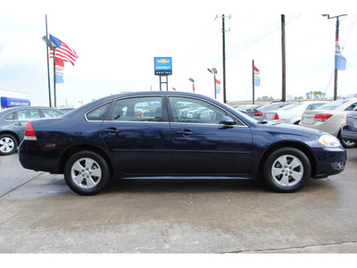 chevrolet impala 2011 dk  blue sedan lt flex fuel 6 cylinders front wheel drive automatic 77532