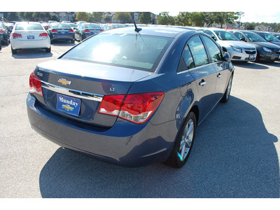 chevrolet cruze 2013 blue sedan gasoline 4 cylinders front wheel drive not specified 77090