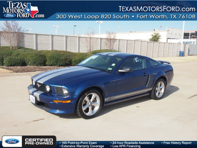 ford mustang 2008 lt  blue coupe gt premium 8 cylinders 5 speed manual 76108
