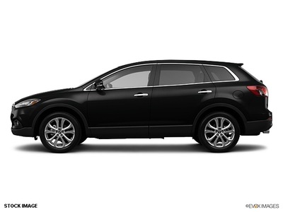 mazda cx 9 2013 black suv grand touring 6 cylinders shiftable automatic 80504