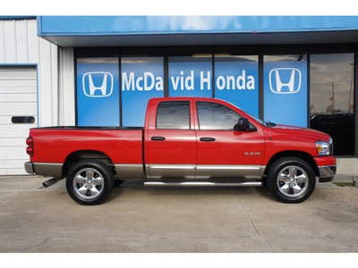 dodge ram 1500 2008 red pickup truck slt gasoline 8 cylinders rear wheel drive automatic 77034